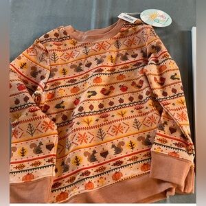 NWT little sleepies sweater 4T